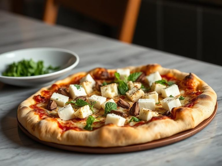 Artichoke and Feta Pizza