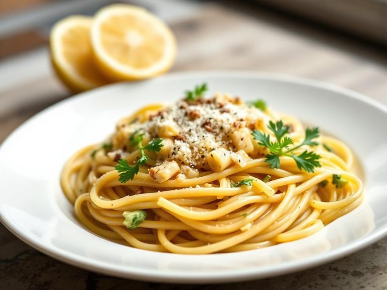 Artichoke and Lemon Pasta