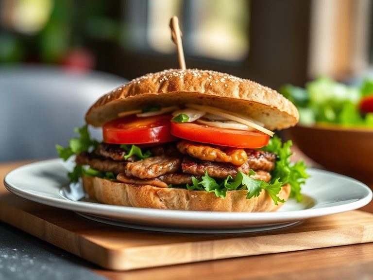 As a base for a savory sandwich