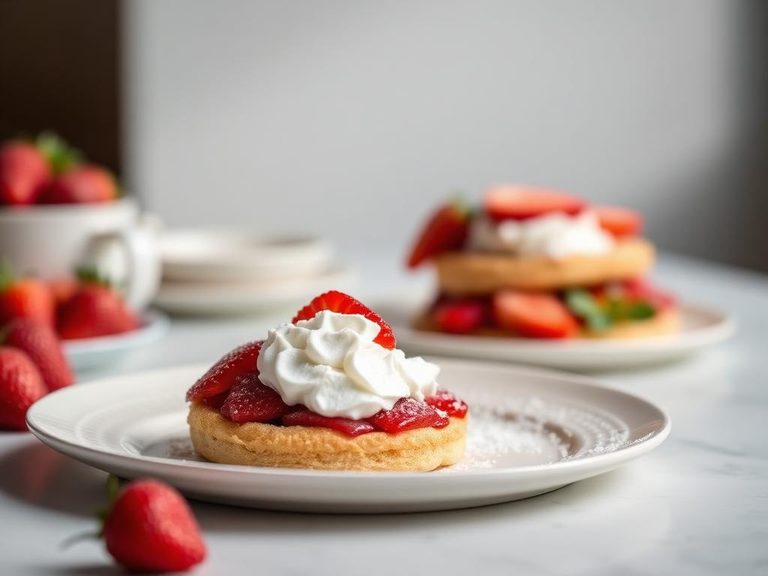As a base for strawberry shortcake