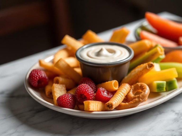 As a dip for fruit or pretzels