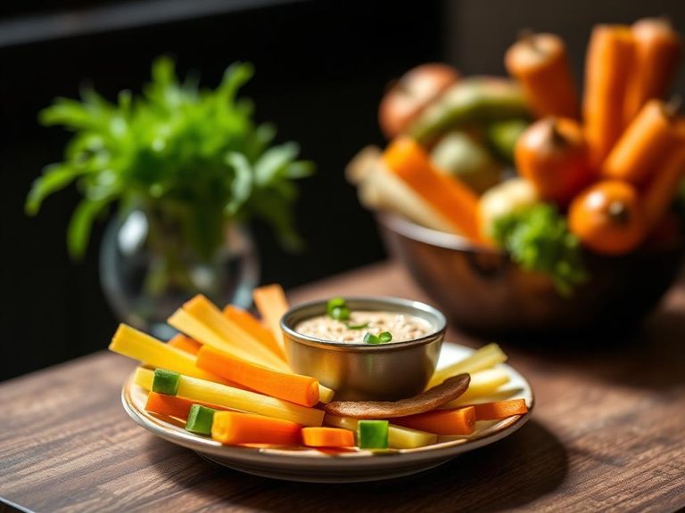 As a dip for vegetables
