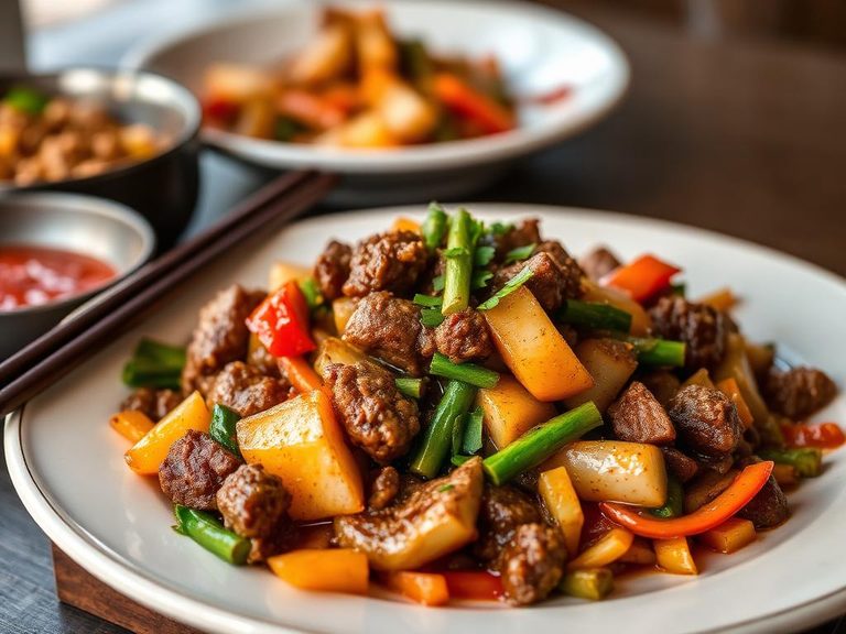 Asian-Style Beef and Vegetable Medley