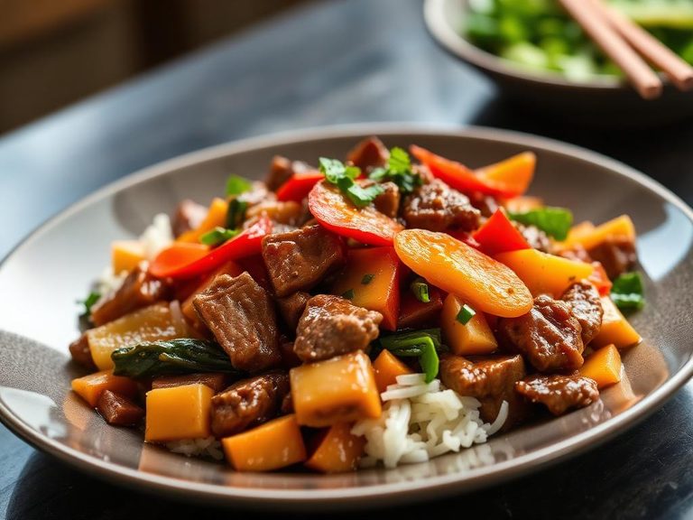 Asian-Style Beef and Vegetable Sauté