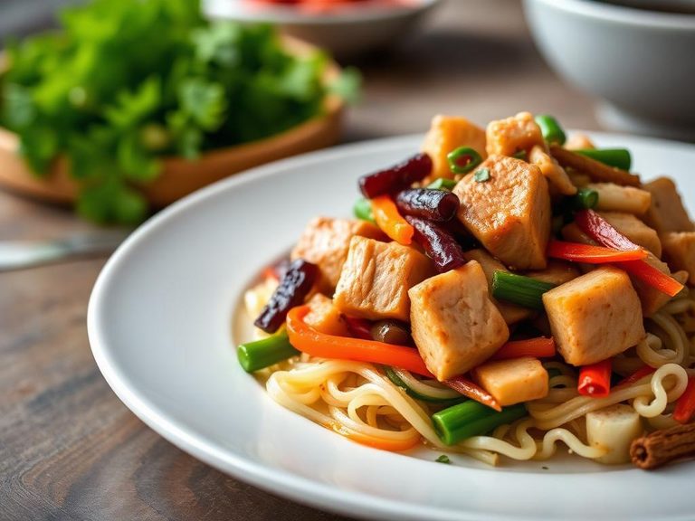 Asian-Style Pork with Mixed Vegetables