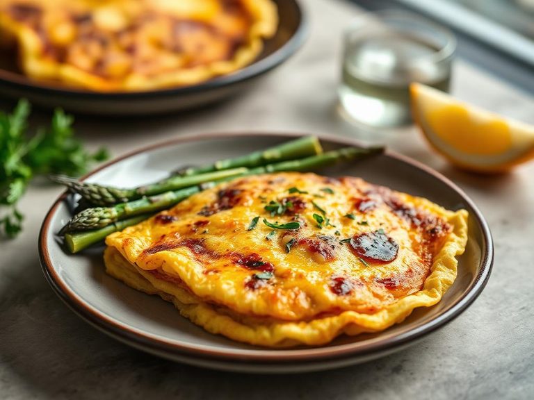 Asparagus and Cheese Omelet