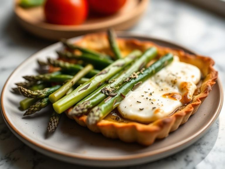 Asparagus and Goat Cheese Tart