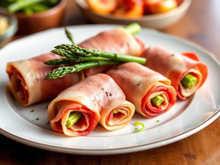 Asparagus and Prosciutto Wraps