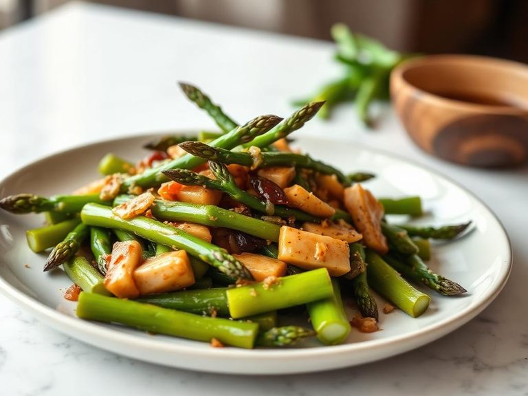 Asparagus Stir-Fry with Garlic and Soy
