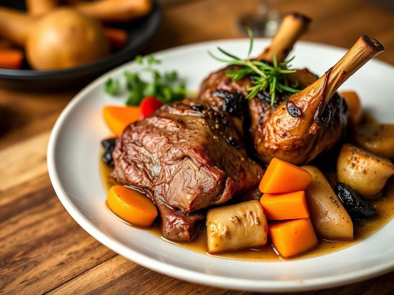 Australian Lamb Roast with Root Vegetables