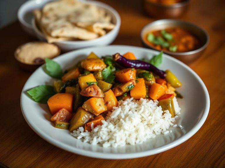 Avial (mixed vegetable dish from Kerala)