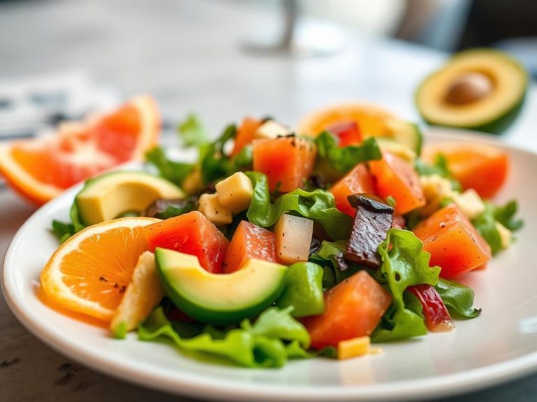Avocado and citrus salad