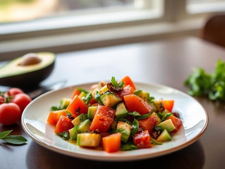 Avocado and Tomato Salad