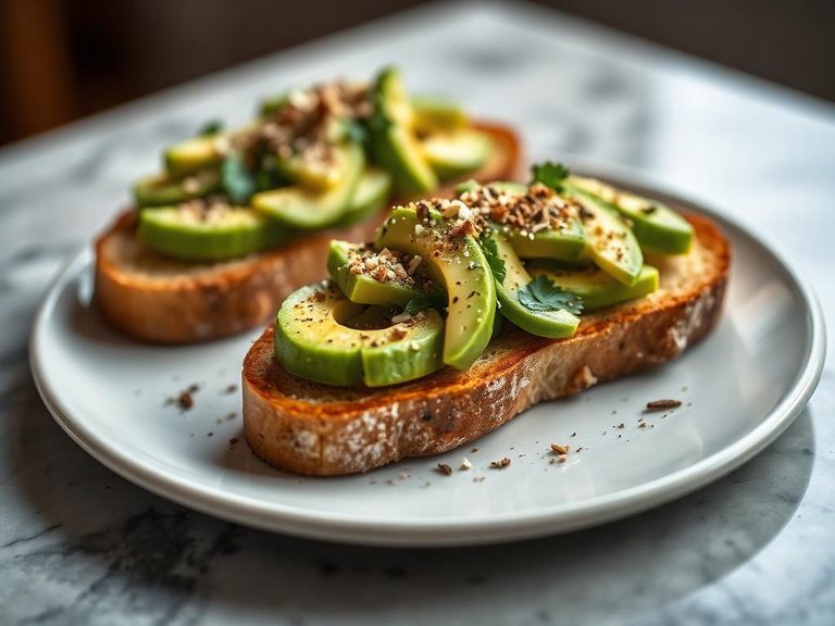 Avocado Toast with Everything Seasoning