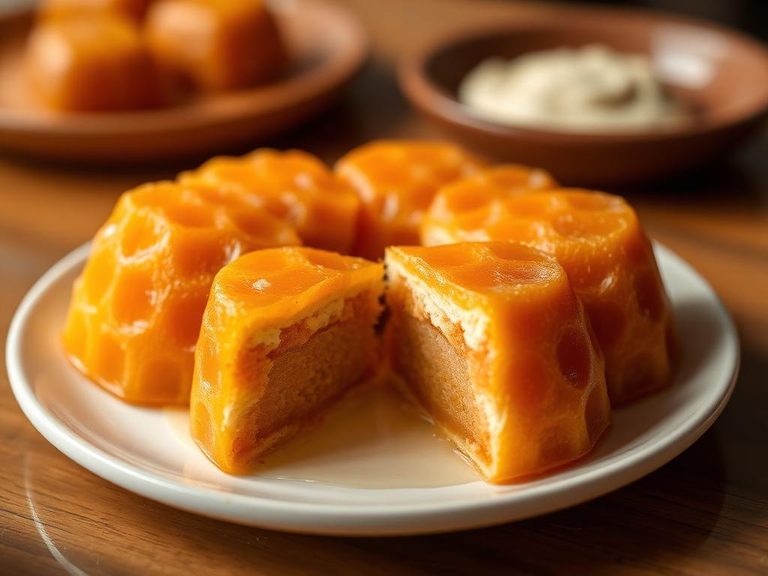 Bánh Bò (Vietnamese honeycomb cake)