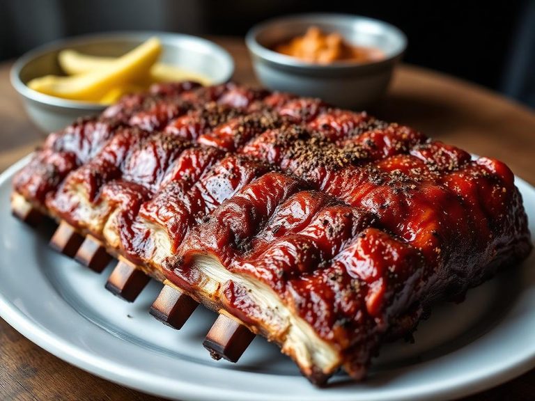 Baby back ribs with dry rub