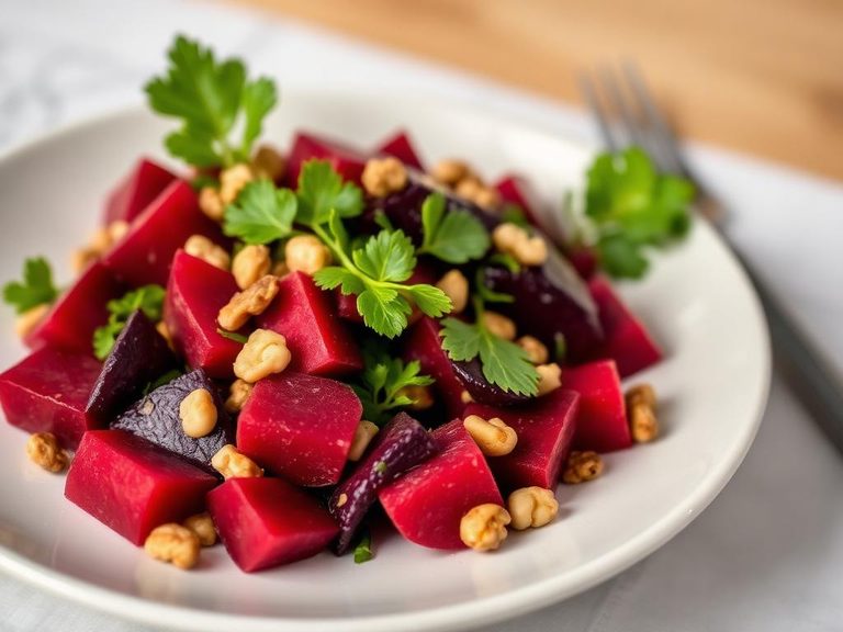 Baby Beet and Walnut Salad
