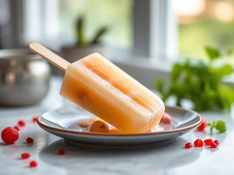 Baby food popsicle