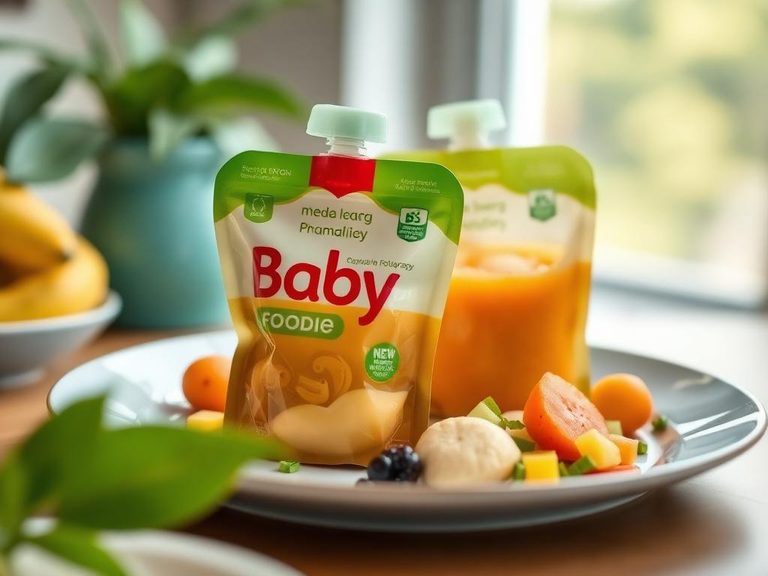 Baby food pouches