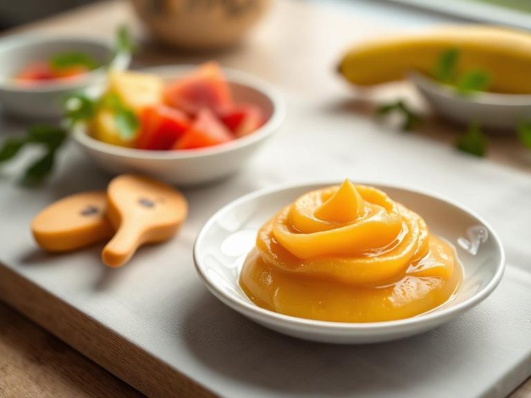Baby food puree