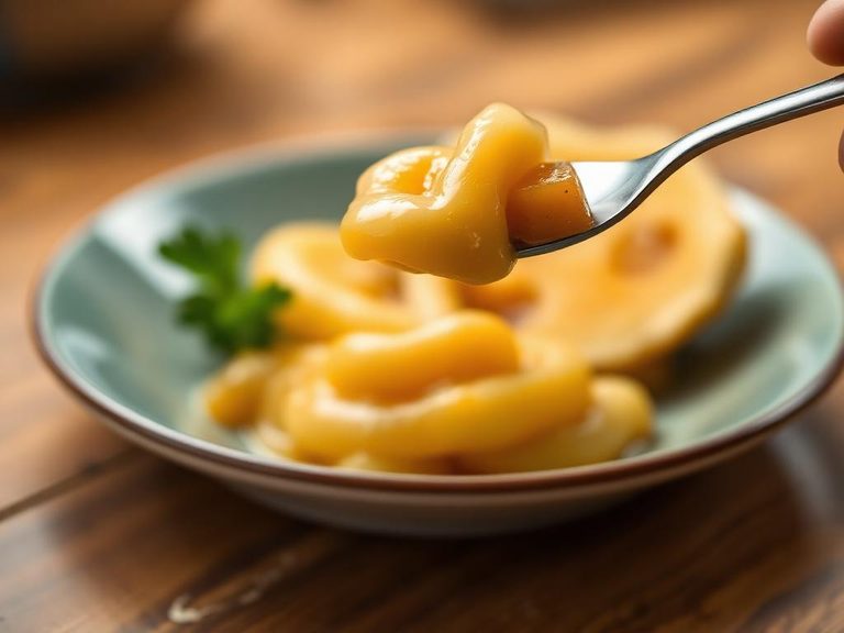 Baby food spoon-fed directly