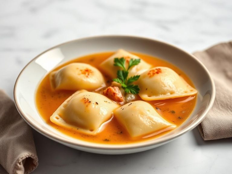 Baby Ravioli Soup