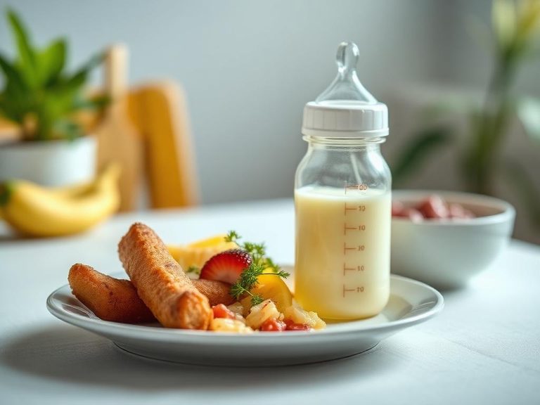 Baby's bottle feed