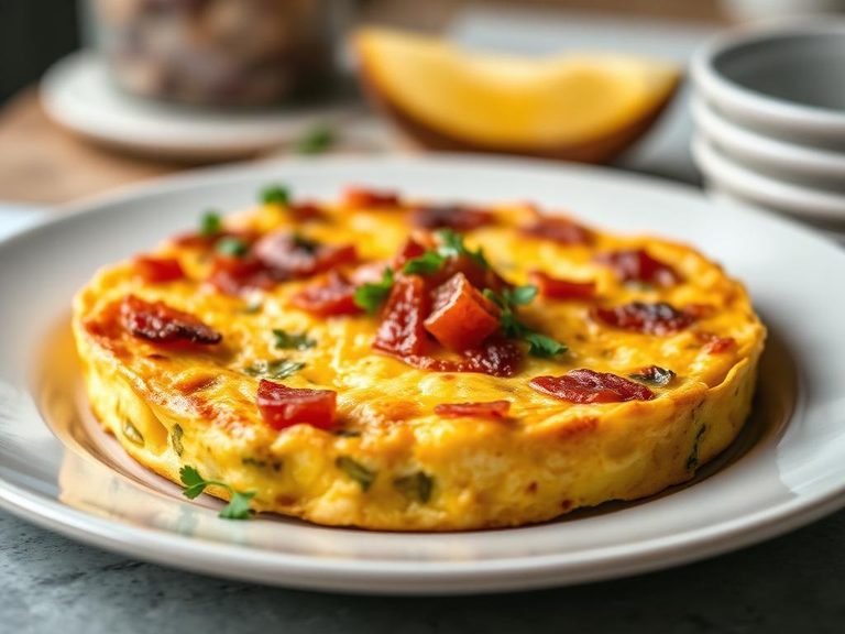 Bacon and Cheddar Frittata