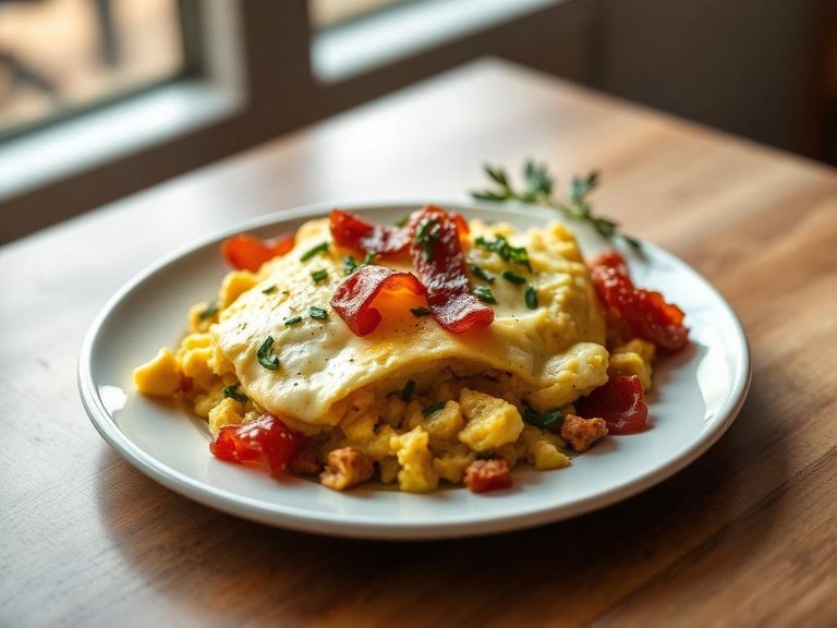 Bacon and Egg Scramble