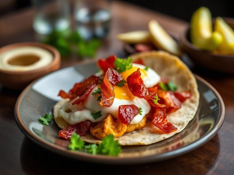 Bacon and Egg Taco