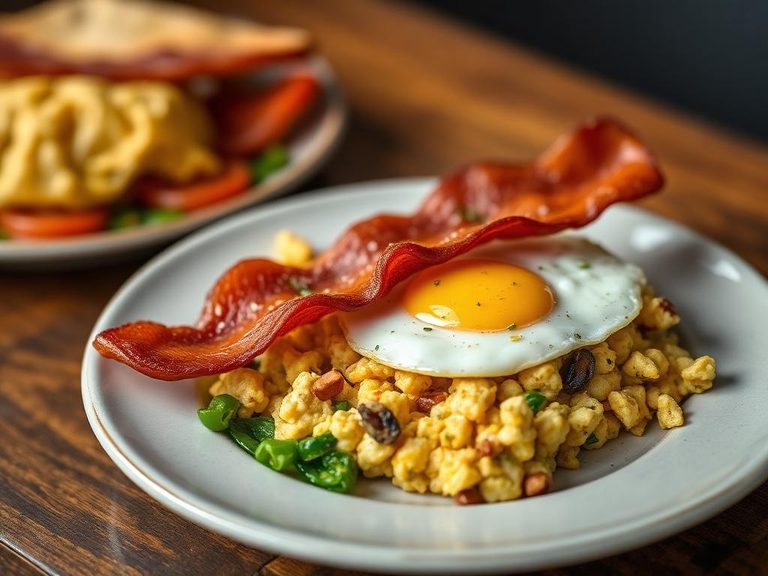 Bacon and eggs