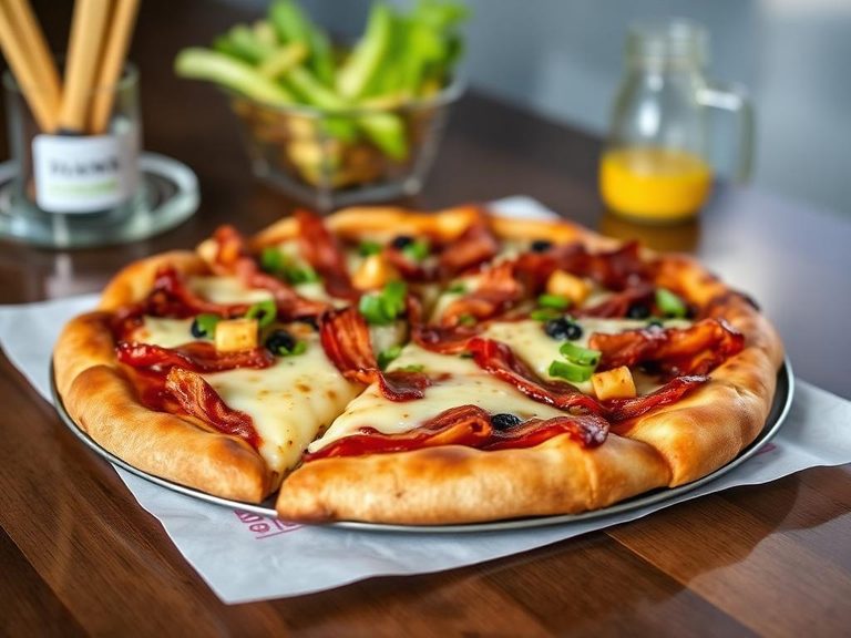 Bacon Cheeseburger Pizza