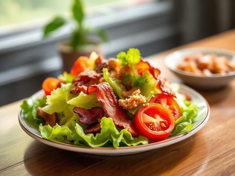 Bacon, lettuce, and tomato salad