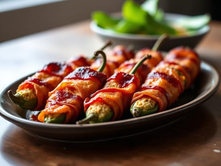 Bacon-Wrapped Stuffed Jalapeños