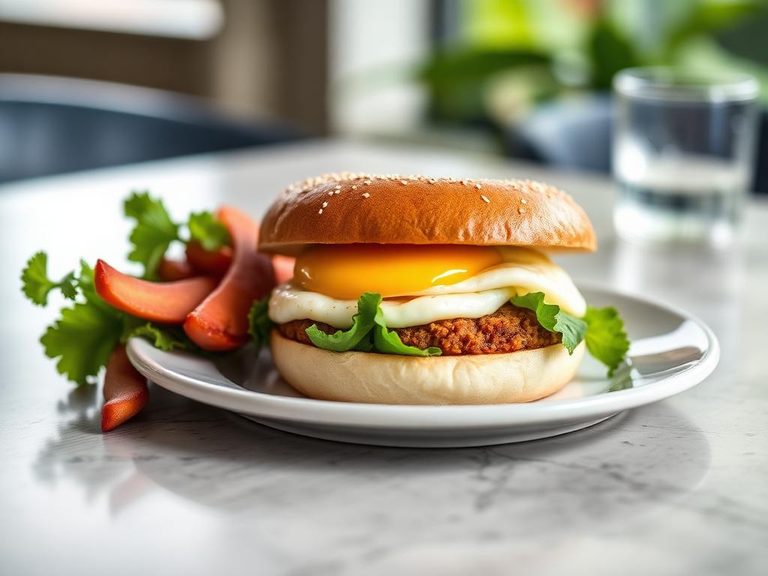 Bagel 'Egg McMuffin' Copycat