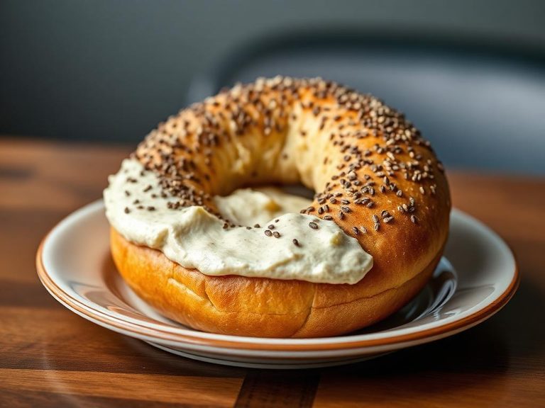 Bagel with schmear