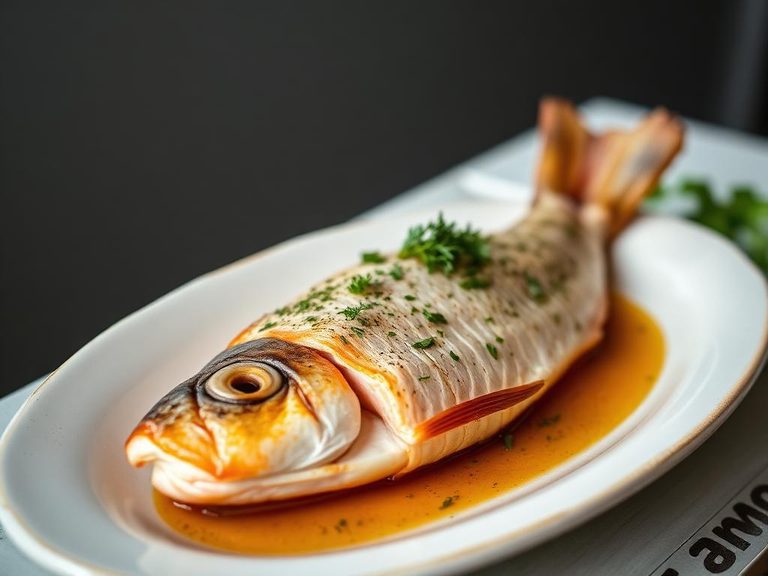 Baked Carp with Herbs