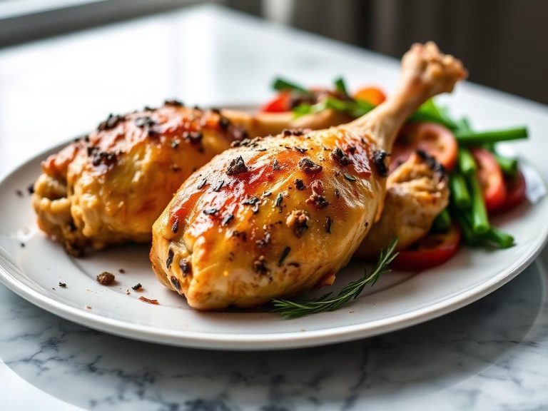 Baked Chicken Leg Quarters