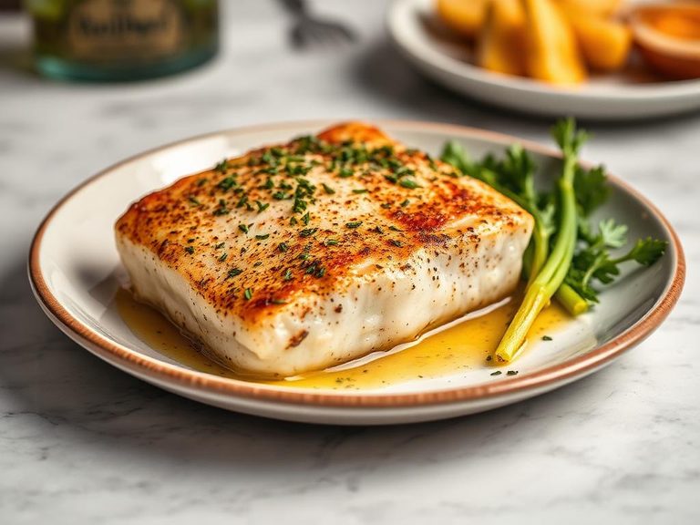 Baked Cod with Herbs