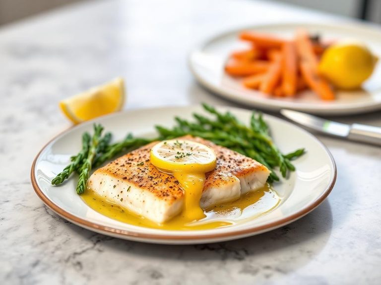 Baked Cod with Lemon and Butter