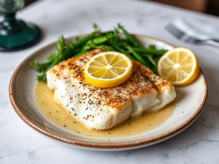 Baked Cod with Lemon