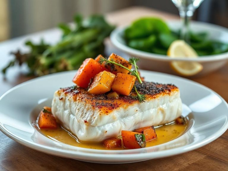 Baked Cod with Roasted Vegetables