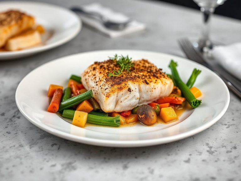 Baked Cod with Vegetables