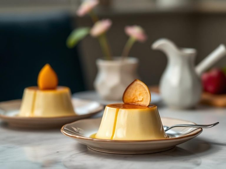 Baked custard
