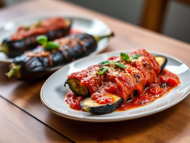 Baked eggplant (Melanzane alla Parmigiana)