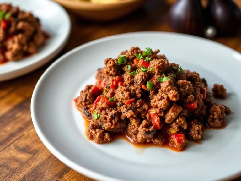 Baked Eggplant with Ground Beef
