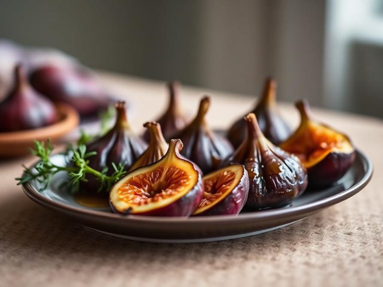 Baked Figs with Honey and Thyme