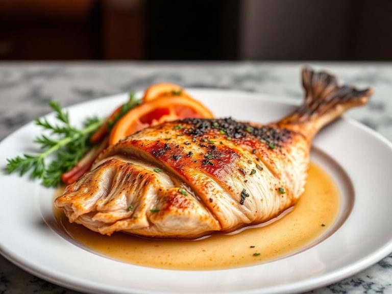 Baked fish or chicken