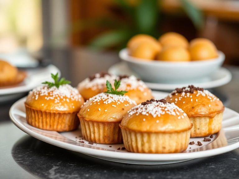 Baked goods garnish