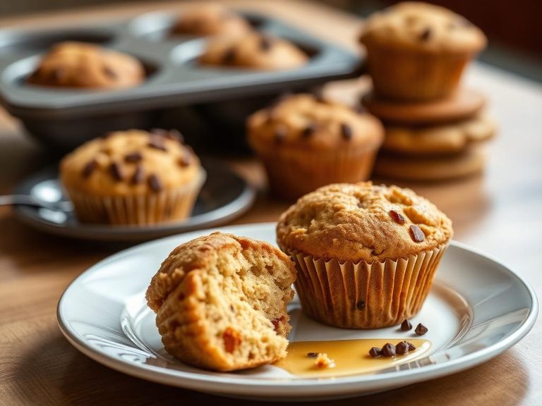 Baked goods like muffins or pancakes